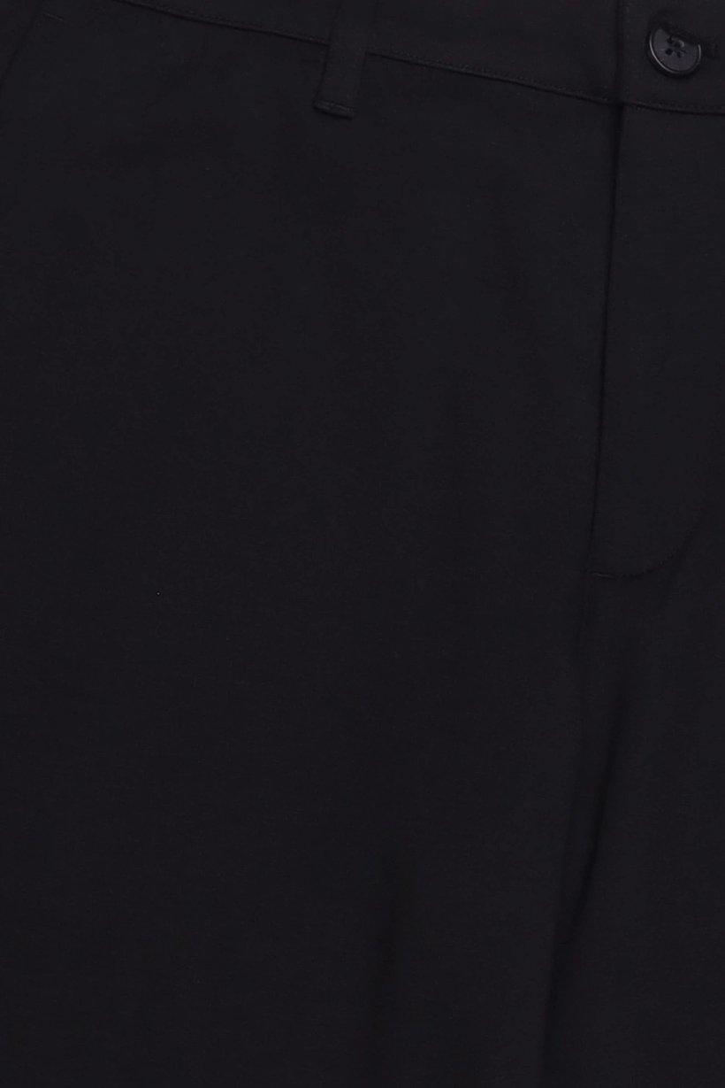 Men Slim Fit Solid Chino Pants, Black