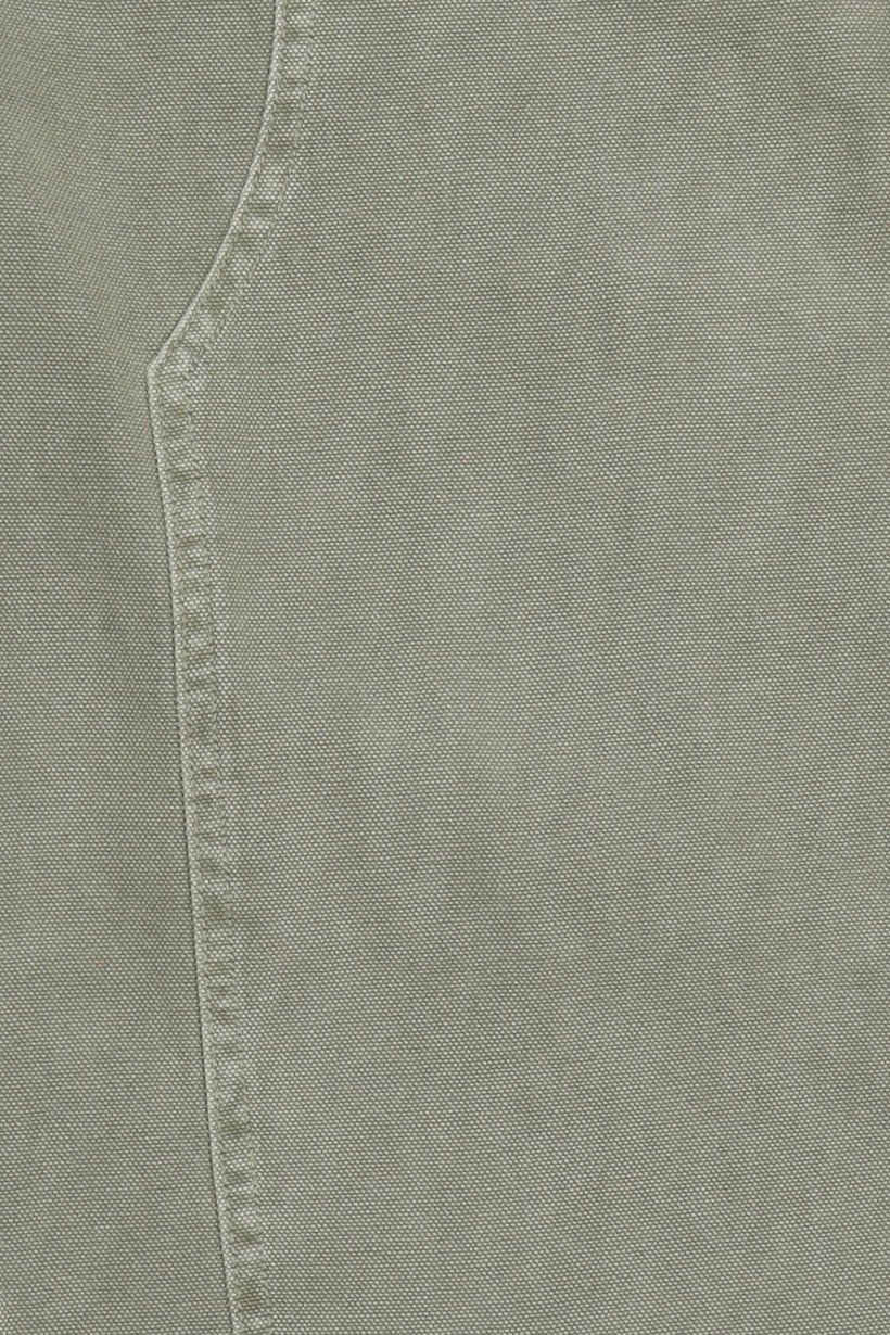 Men Baggy Fit Solid Cargo Pants, Olive