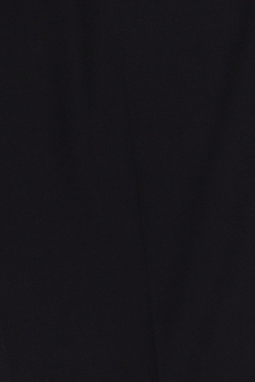 Men Straight Fit  Solid Chino Pants, Black