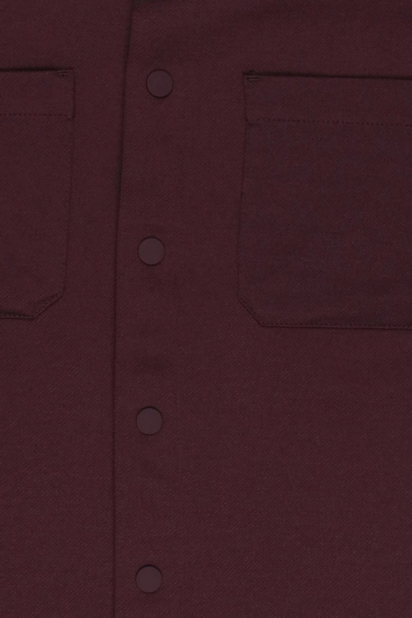 Men Regular Fit Long Sleeve Solid Casual Shirt, Maroon