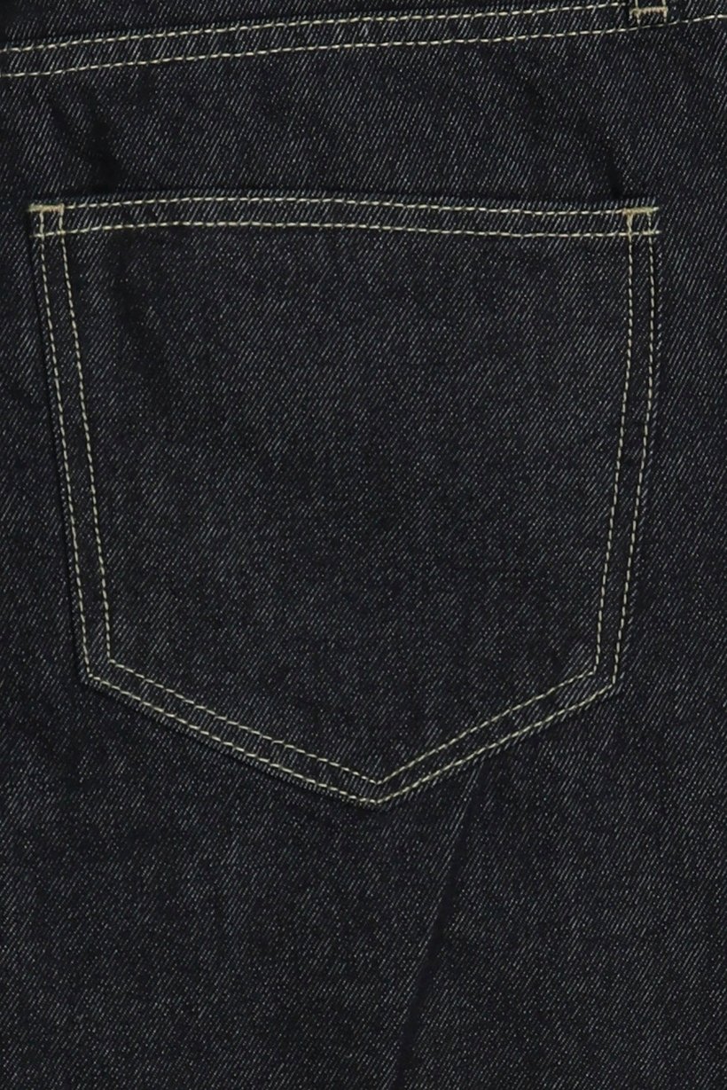 Men Baggy Fit Washed Non Stretchable Jeans, Navy Blue