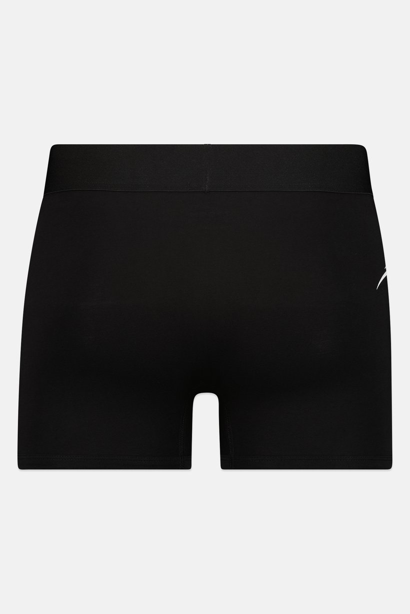 Men Brand Logo Pull On Boxer, Black