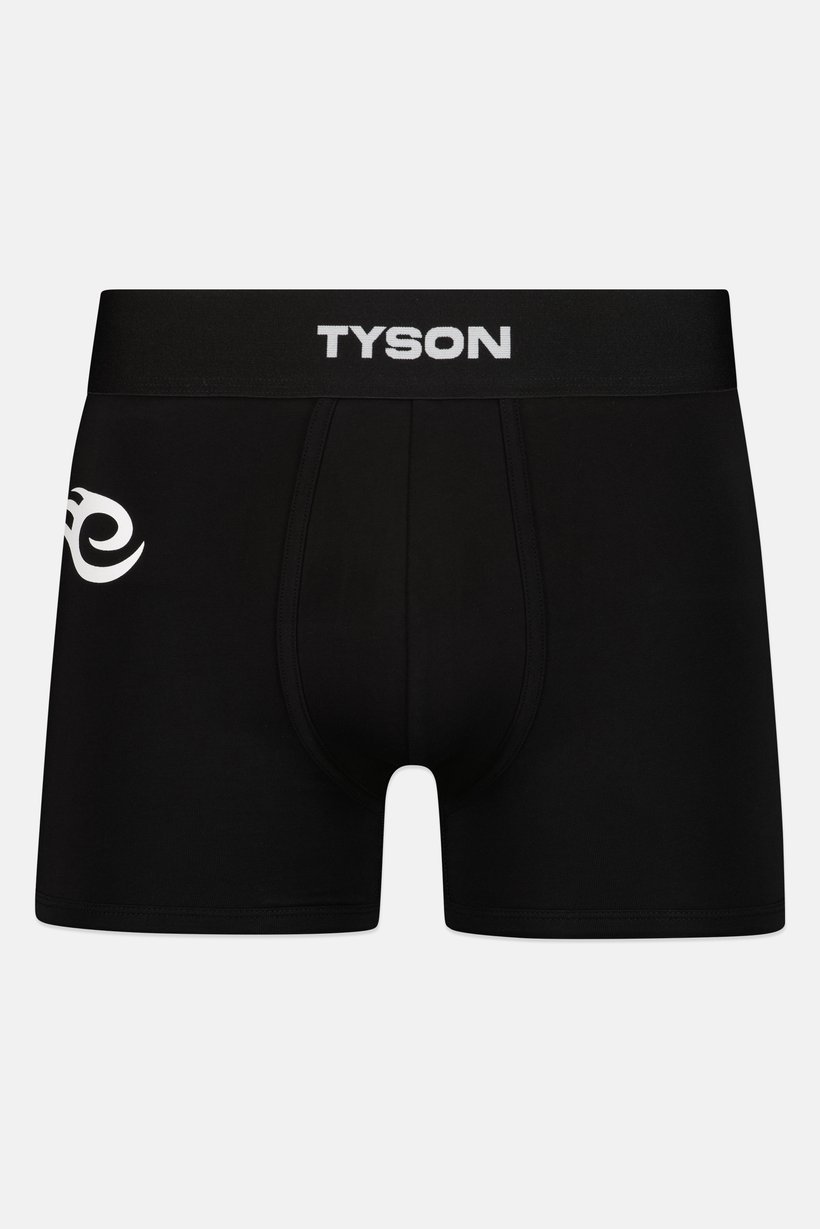 Men Brand Logo Pull On Boxer, Black