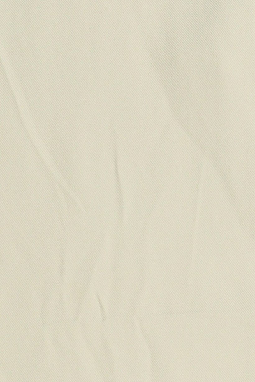 Men Regular Fit Solid Straight Leg Pants, Cream