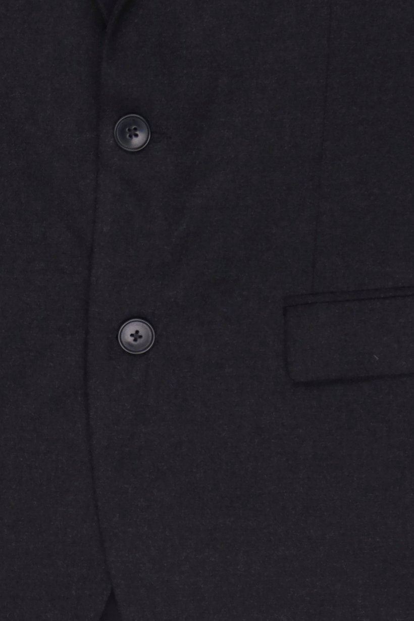 Men Slim Fit Plain Casual Blazer, Black