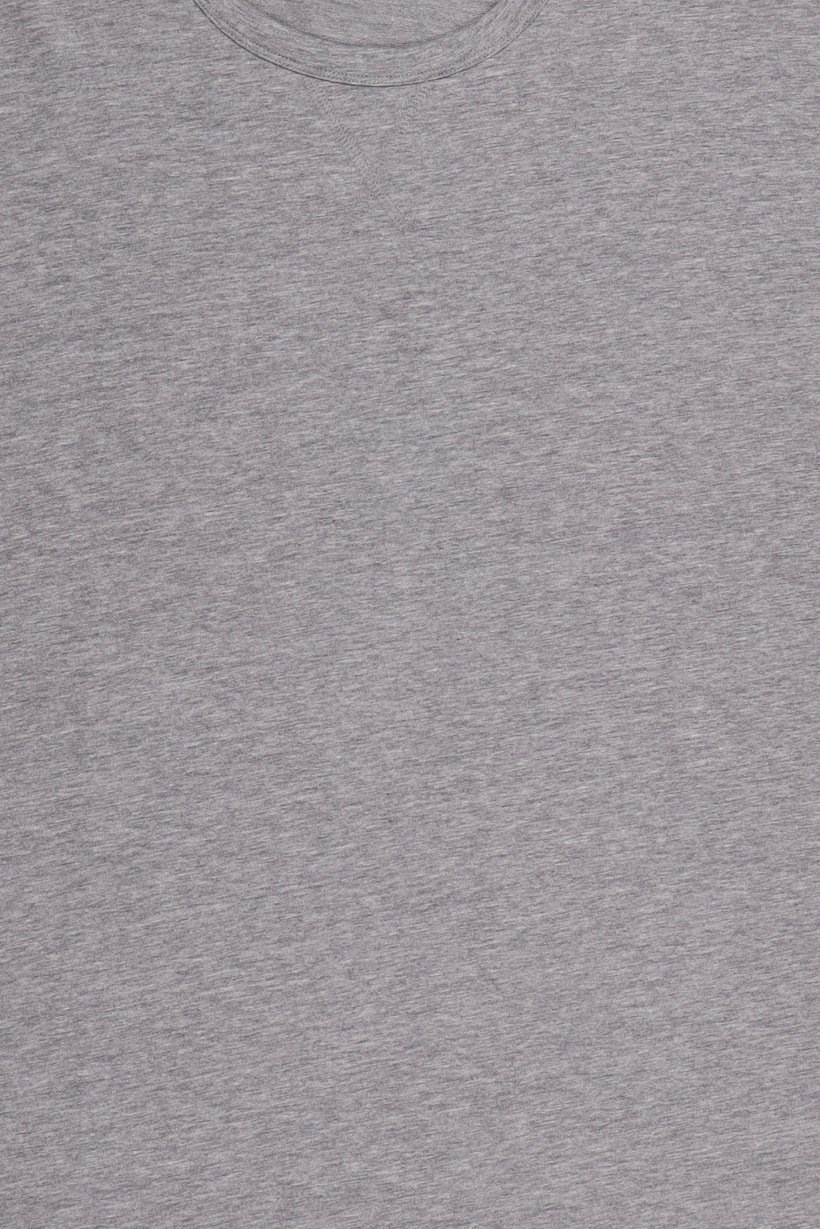Men 2 Pieces Heather Long Sleeve T-Shirt And Pants Pajama Set, Light Grey