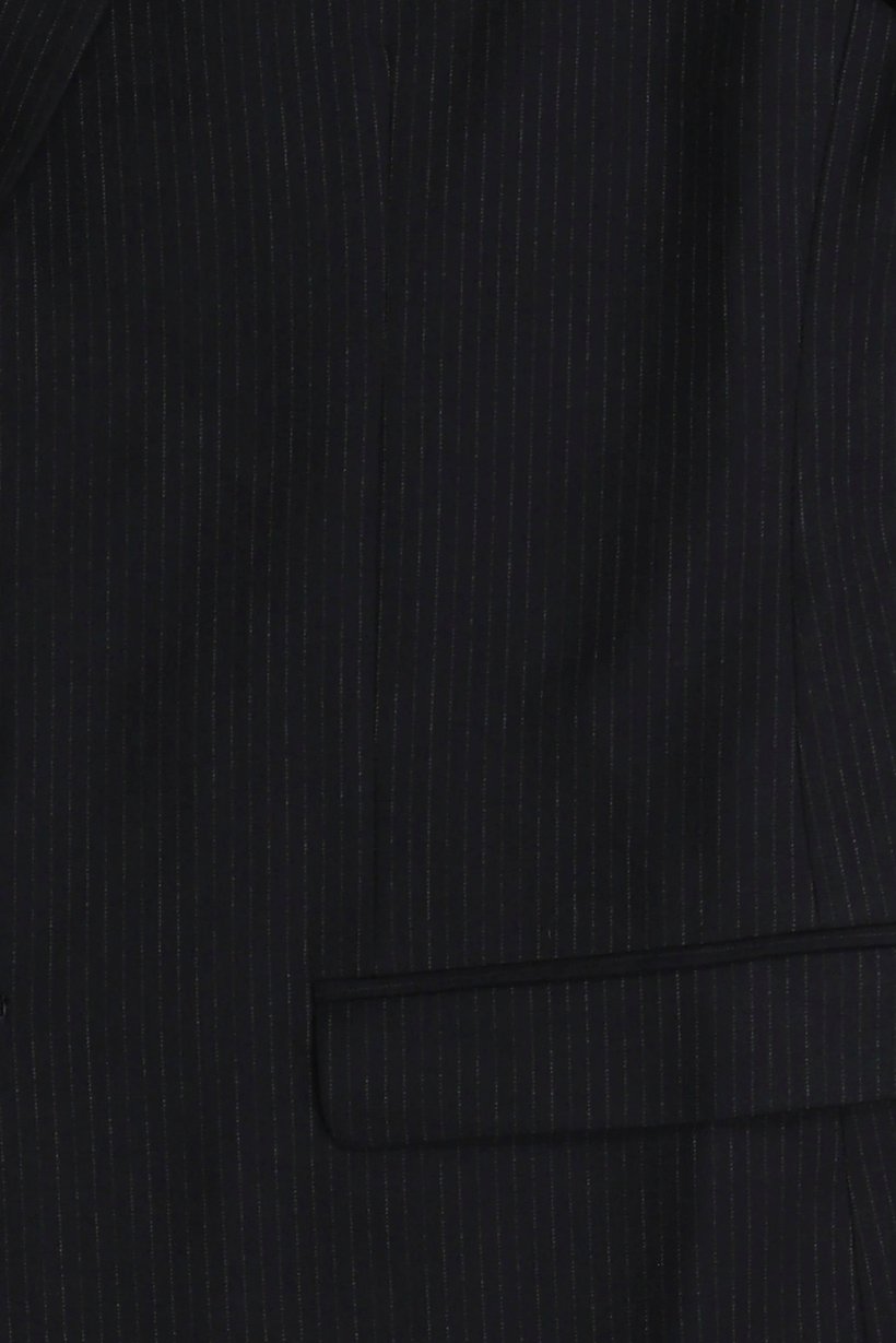 Men Slim Fit Micro Stripe Casual Blazer, Deep Navy