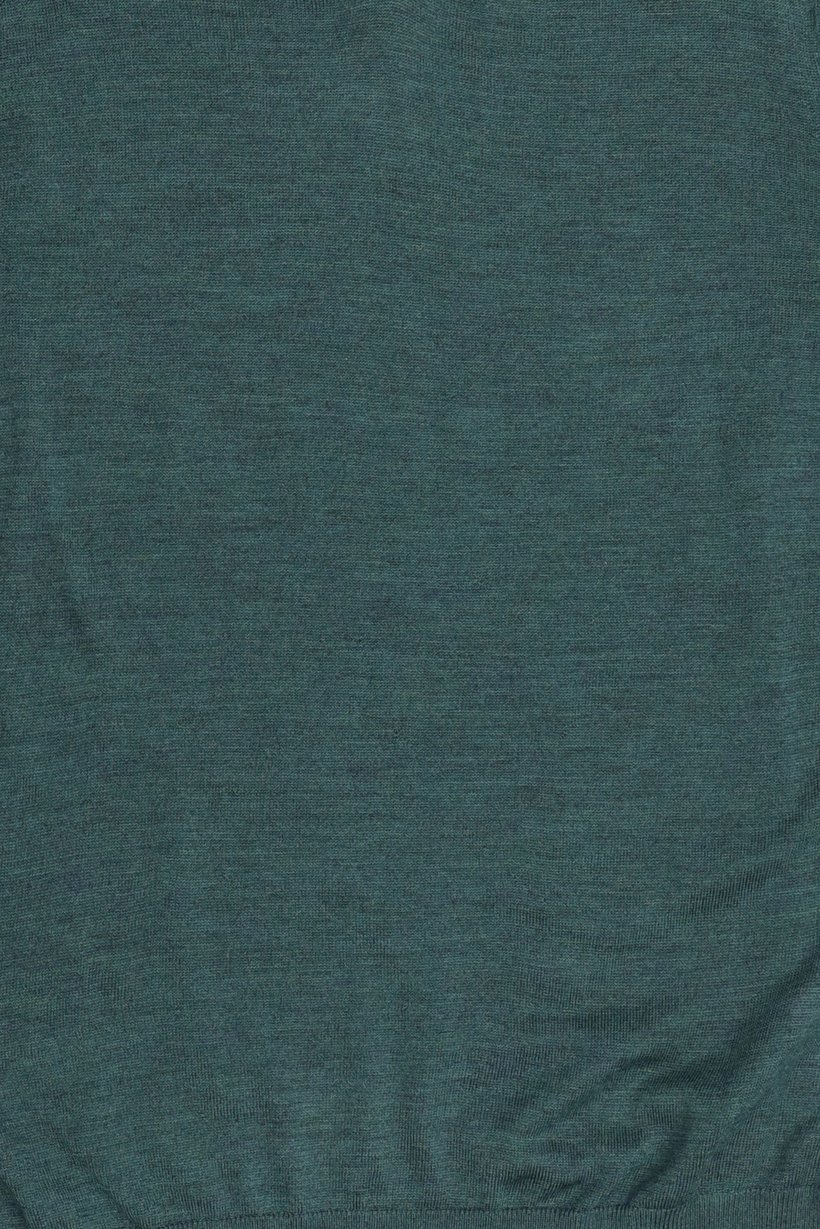Men Crew Neck Knitted Sweater, Green