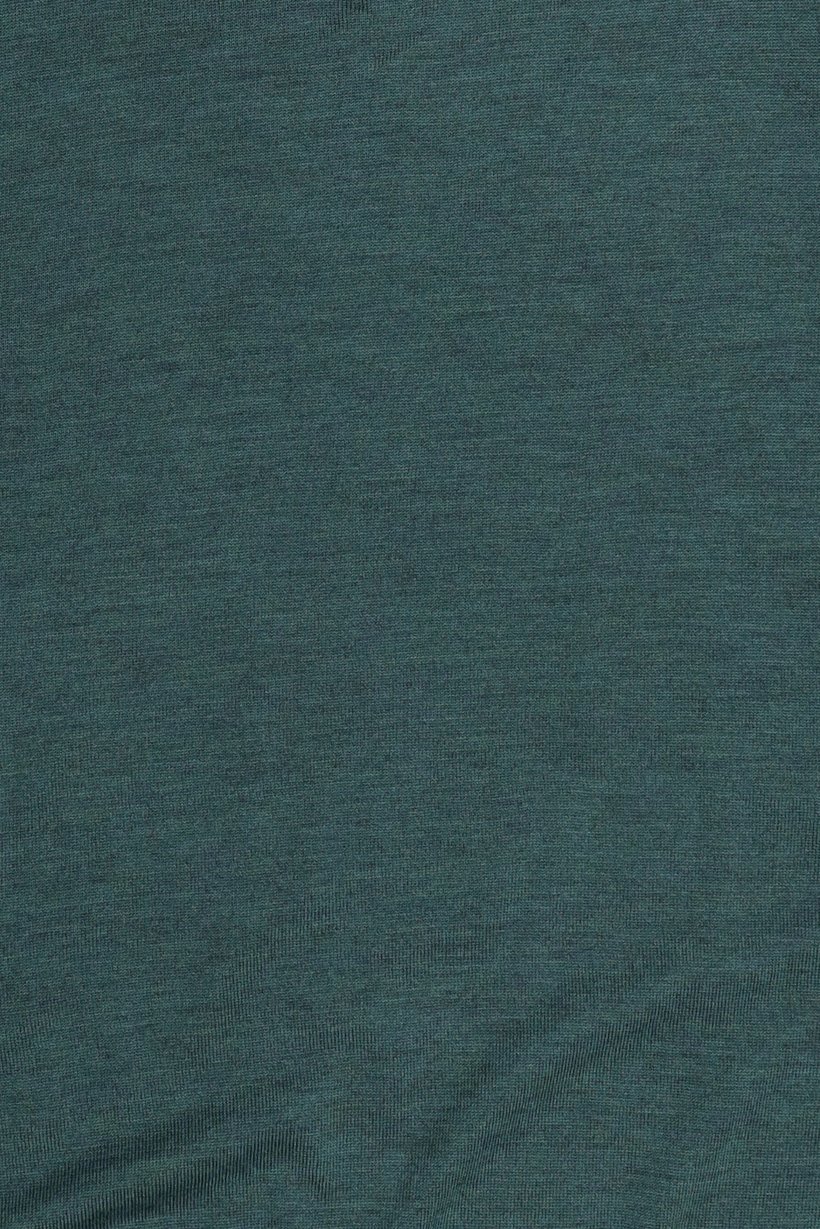 Men Crew Neck Textured Sweater, Dark Green