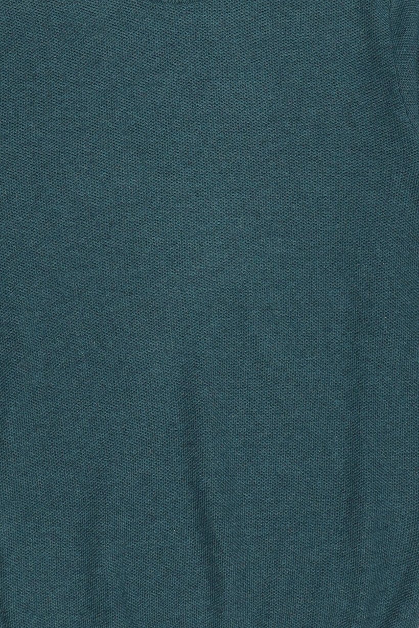 Men Round Neck Textured Sweater, Green