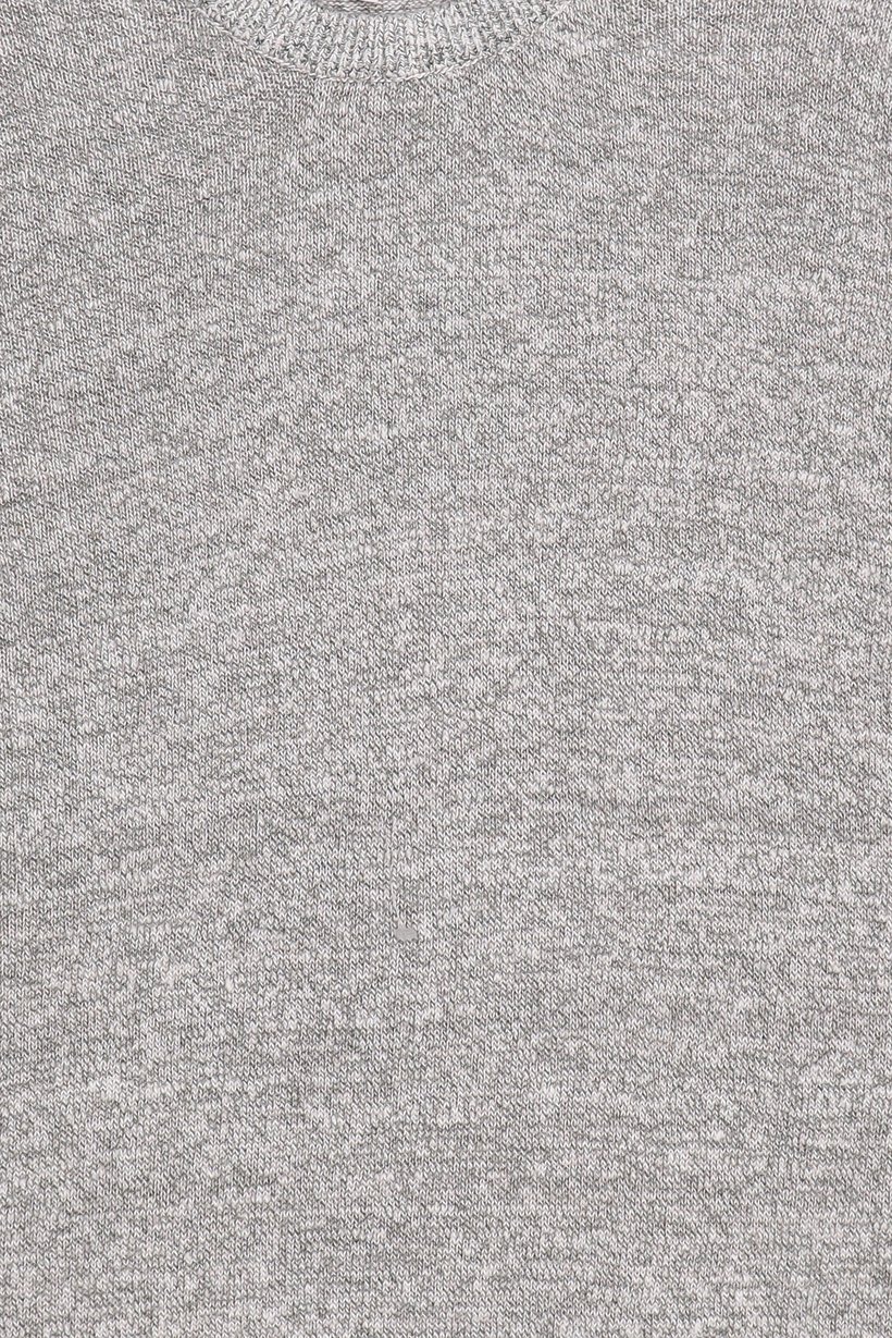 Men Crew Neck Long Sleeve Textured Sweater, Multicolor