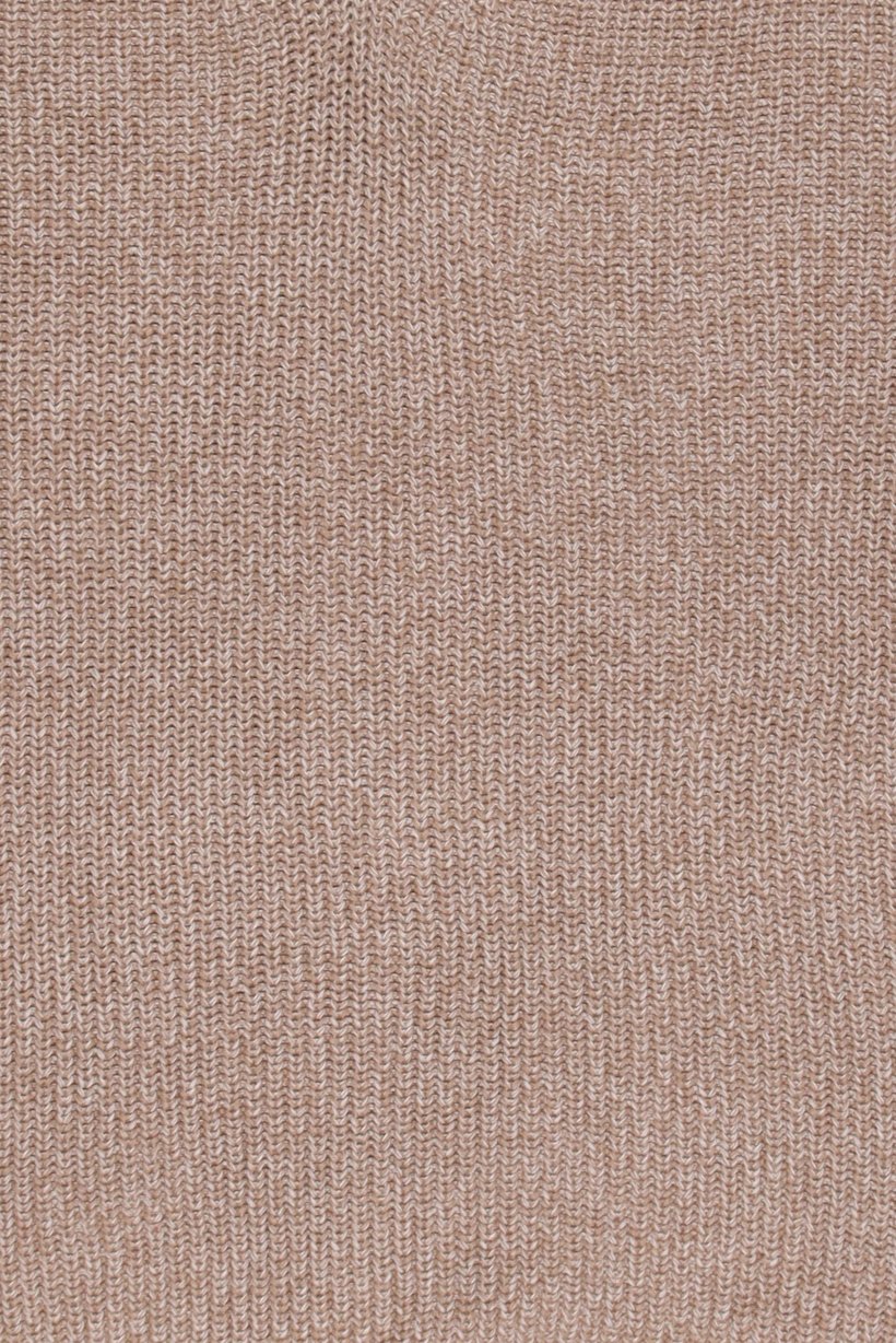 Men V Neck Knitted Sweater Vest, Beige