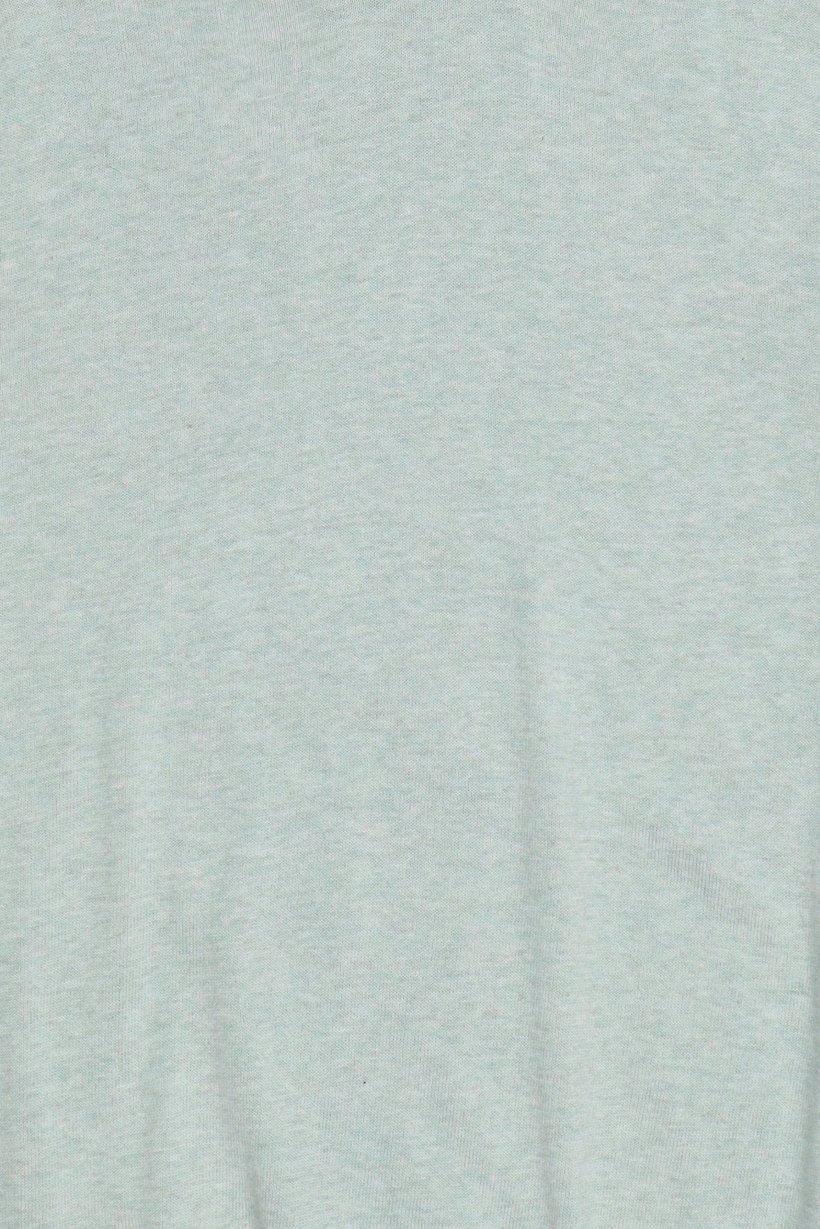 Men Round Neck Textured Sweater, Light Green