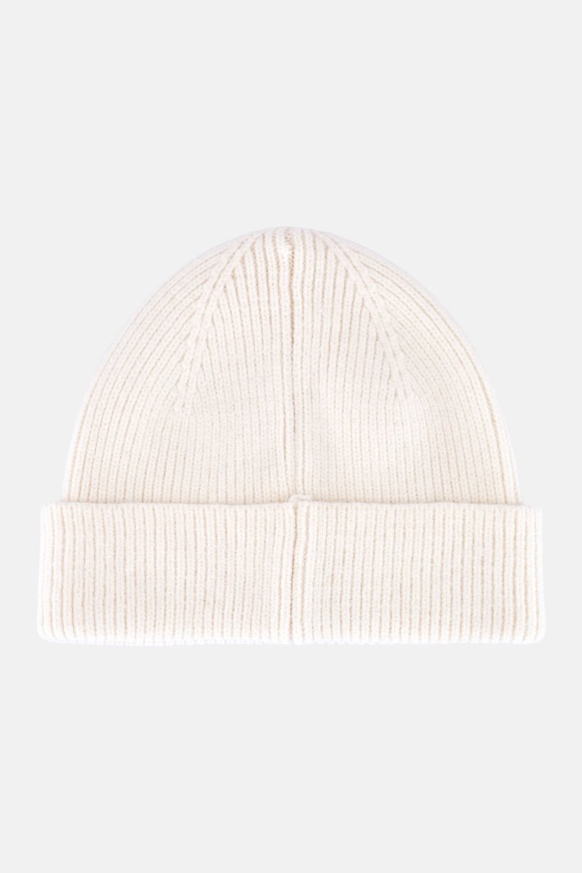Men Knitted Beanie Hat, Off White