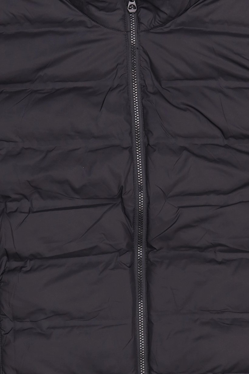 Men Quilted Jacket Vest, Black