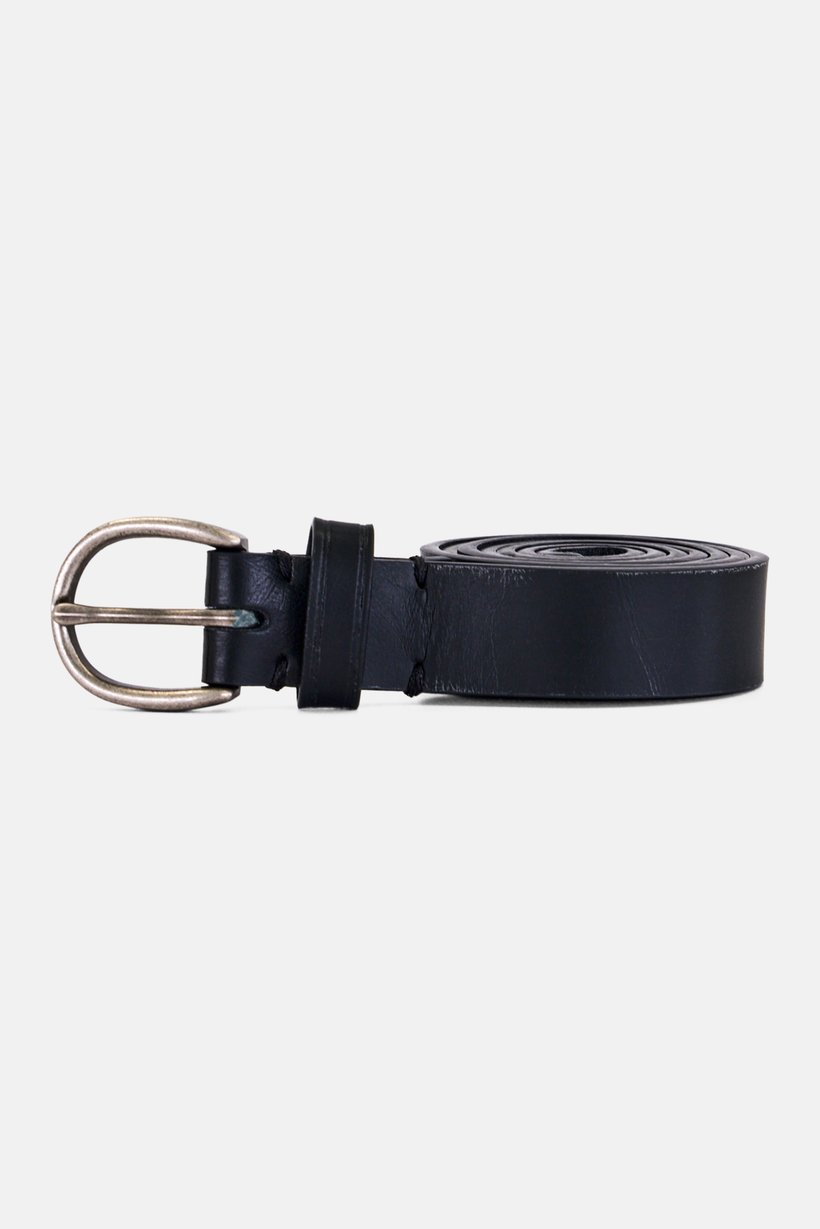 Men Leather Belt, Black