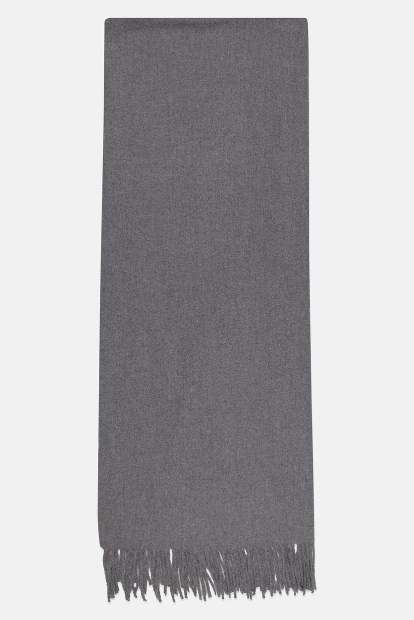Men Knitted Scarves, Grey