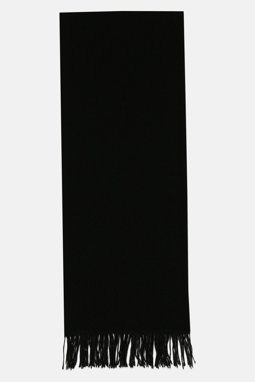 Men Knitted Scarves, Black
