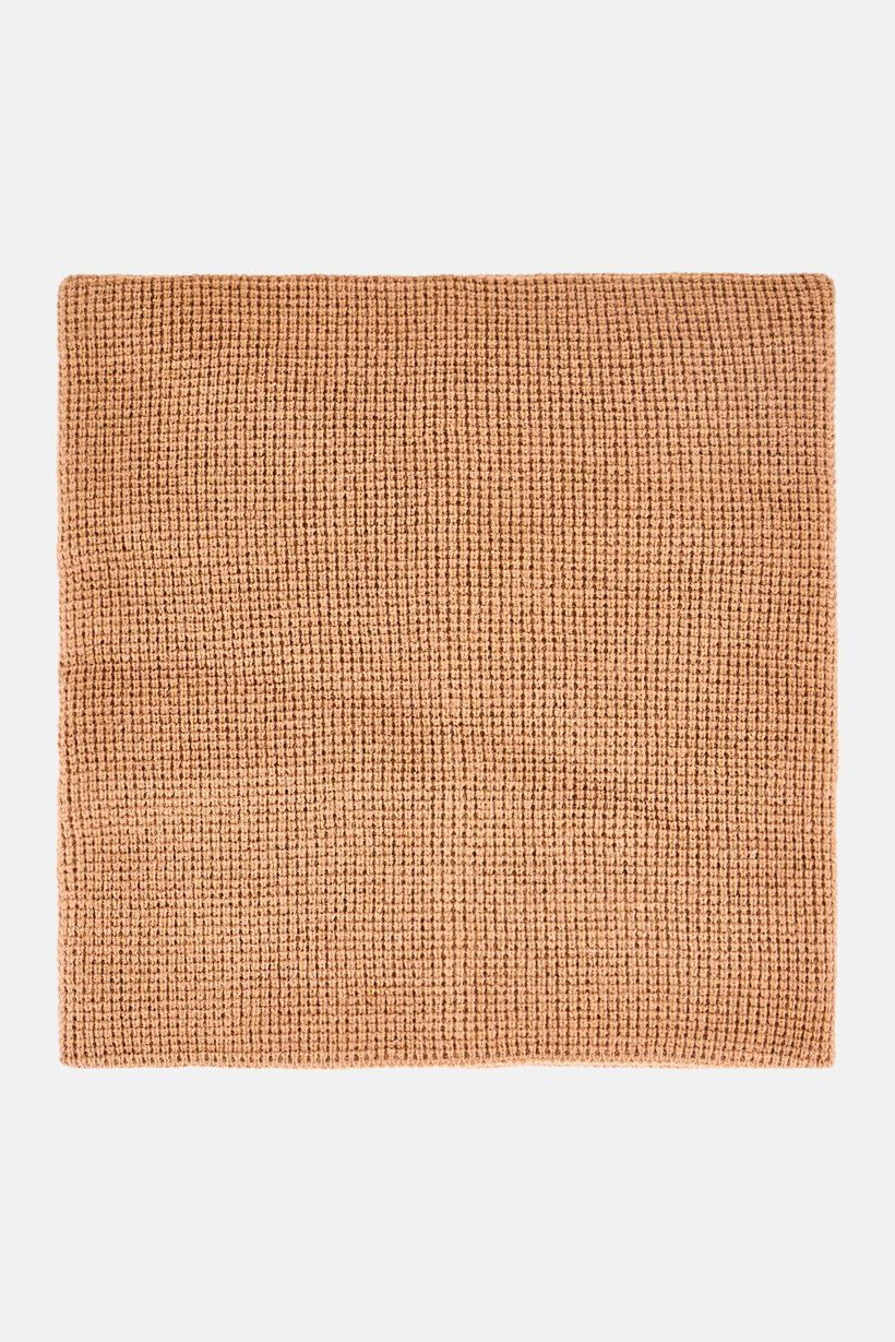 Men Knitted Neck Scarve, Tan