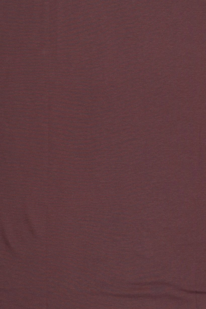 Men Crew Neck Short Sleeves Solid T-Shirt, Chocolate brown