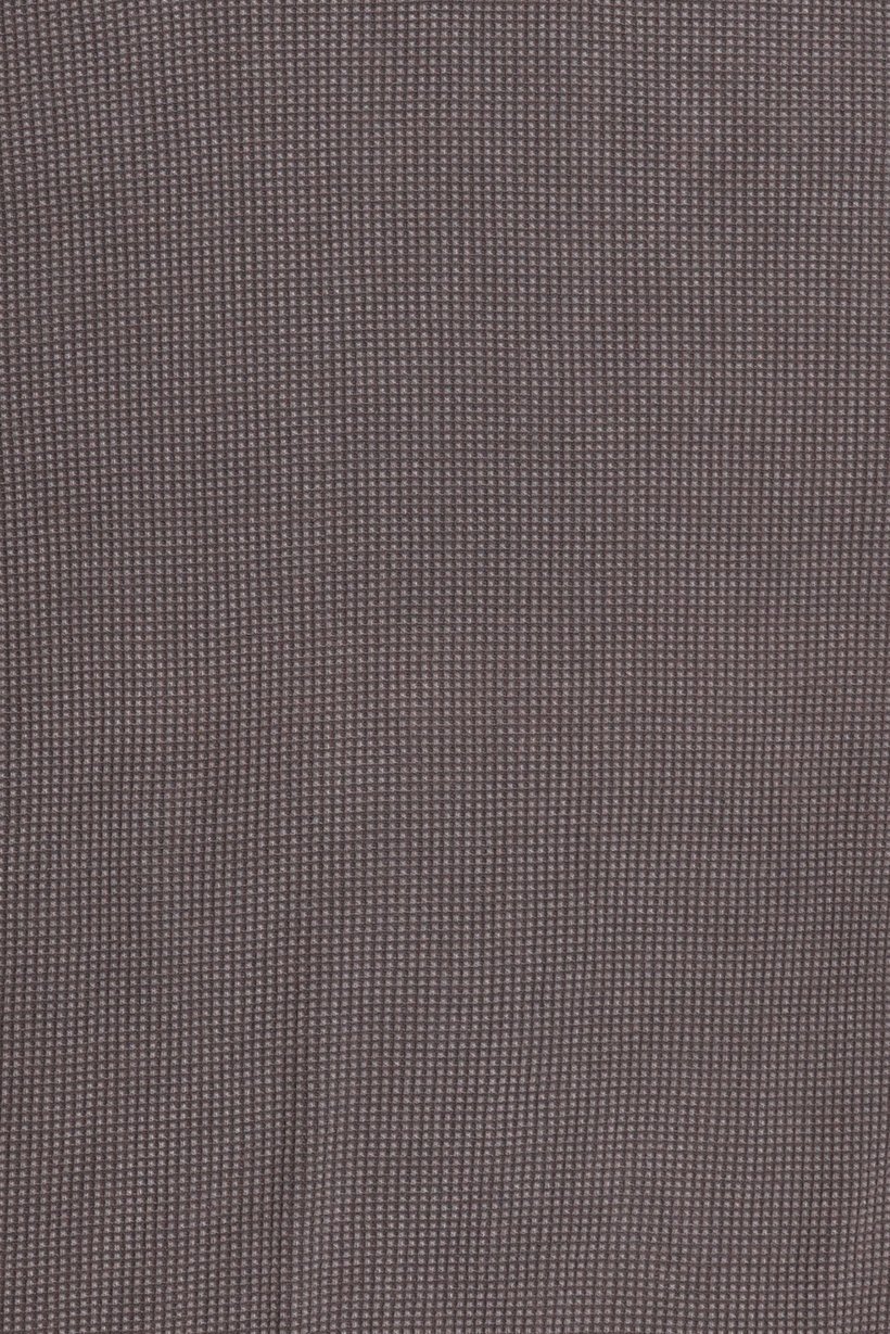 Men Crew Neck Textured Sweater, Dark Taupe