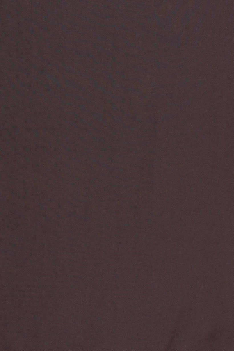 Men Crew Neck Long Sleeve Plain Sweatshirt, Dark Coffee Brown