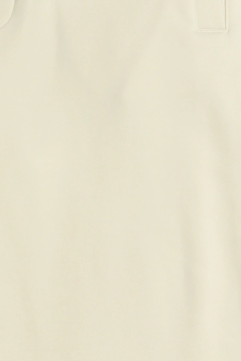 Men Relaxed Fit Solid Wide Leg Pants, Light Beige
