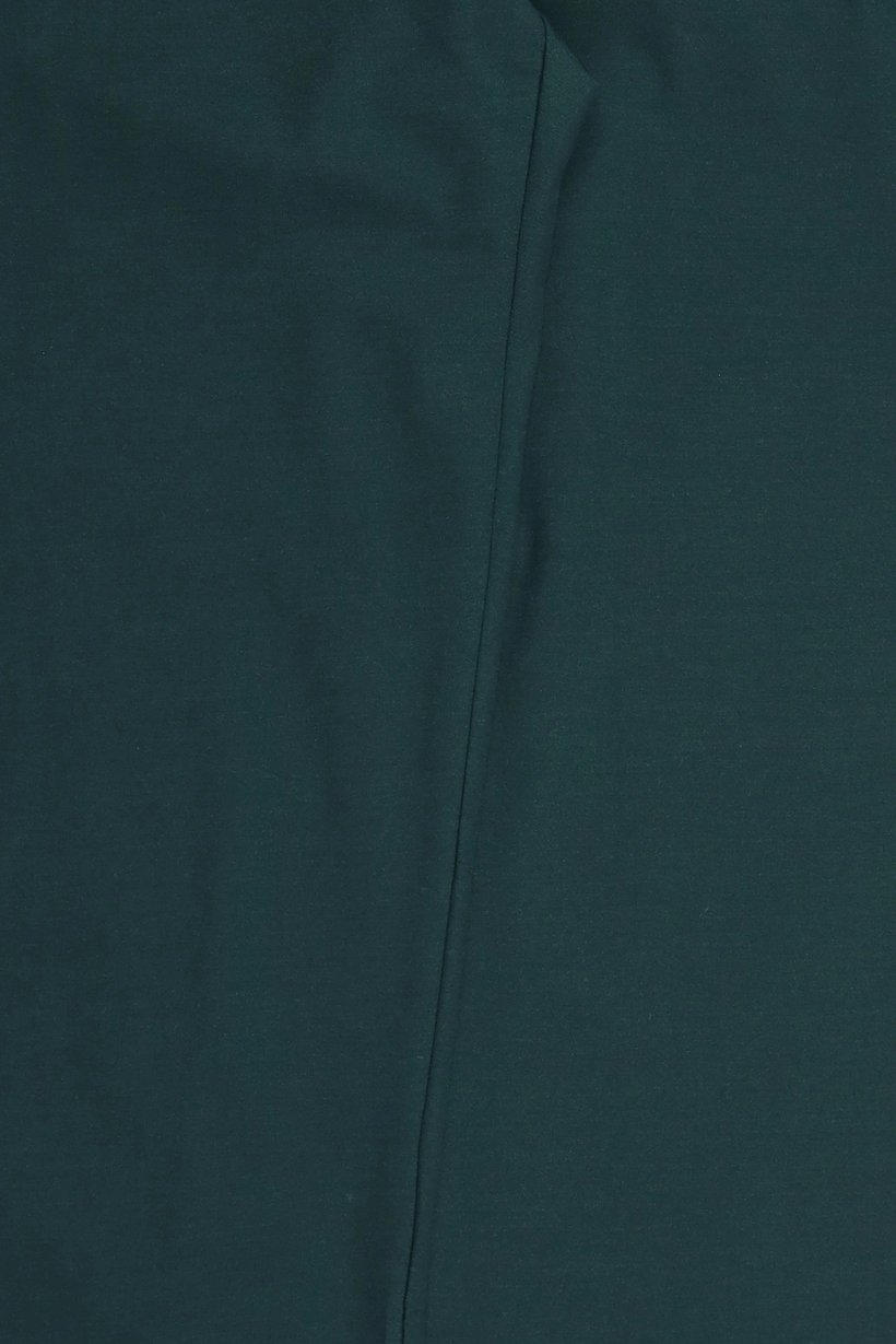 Men Stretch Fit Solid Straight Leg Pants, Dark Green