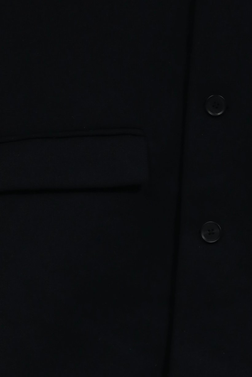 Men 2 in 1 Textured Coat Jacket, Navy