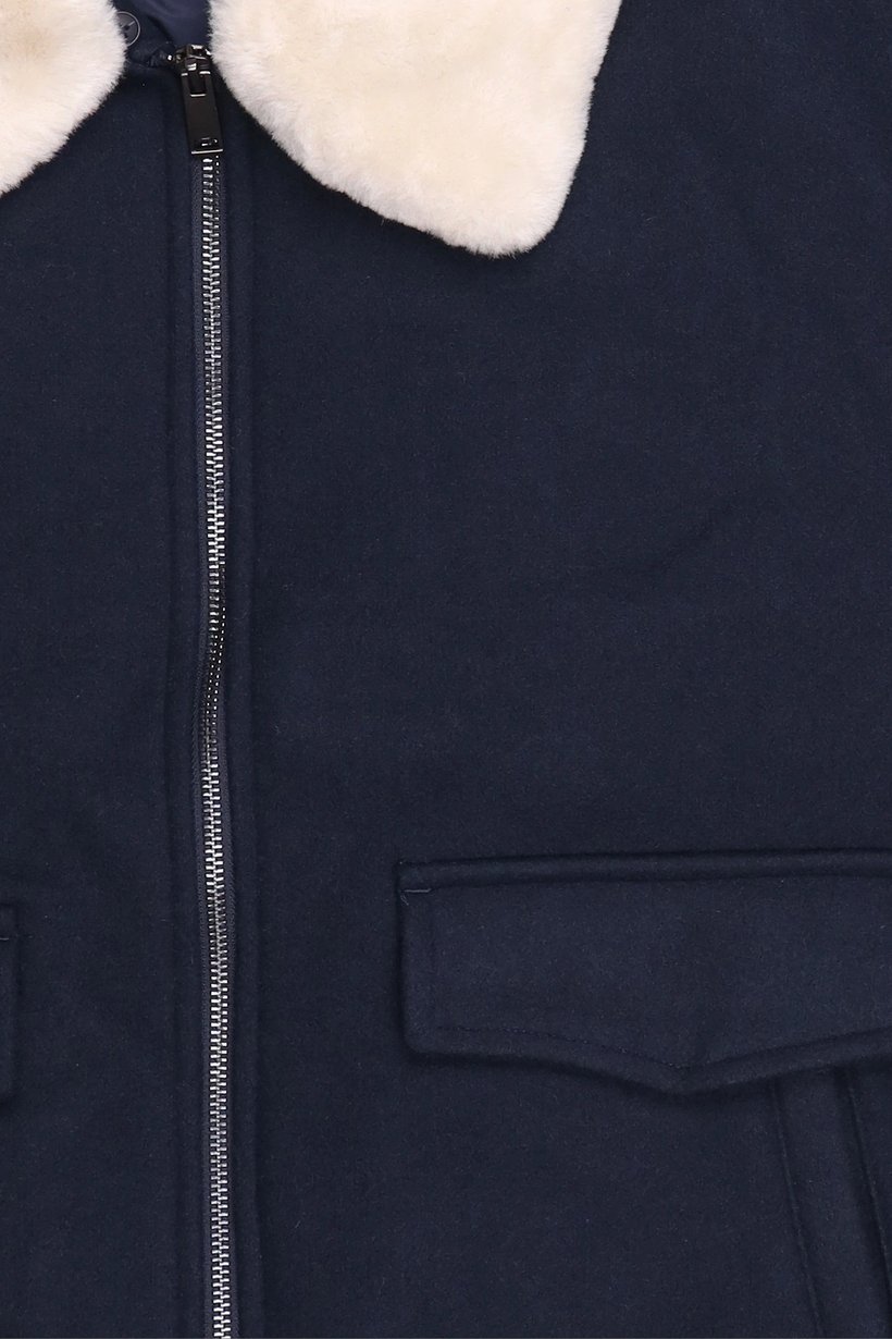 Men Textured Jacket Shirt, Navy
