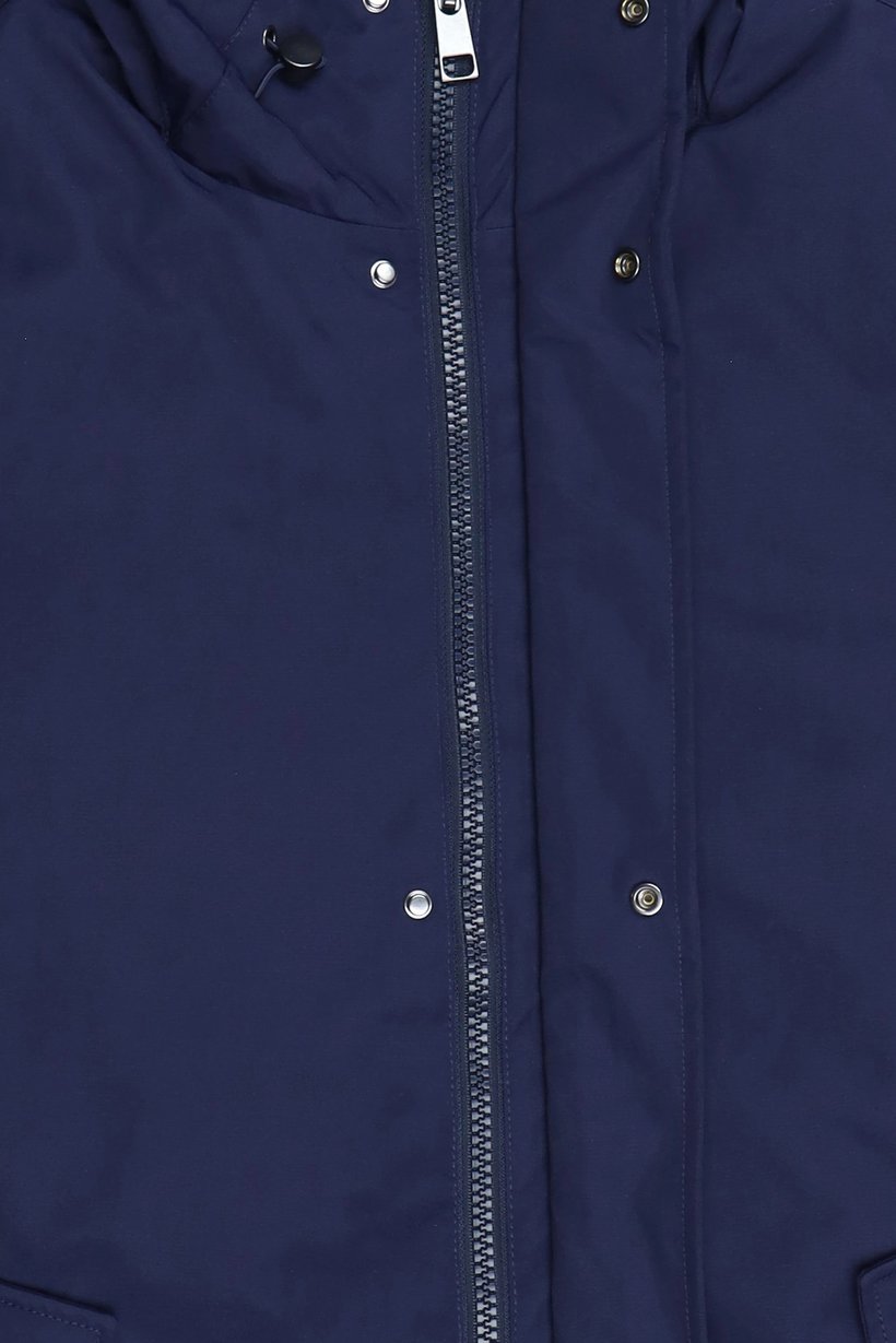 Men Plain Hooded Jackets, Navy