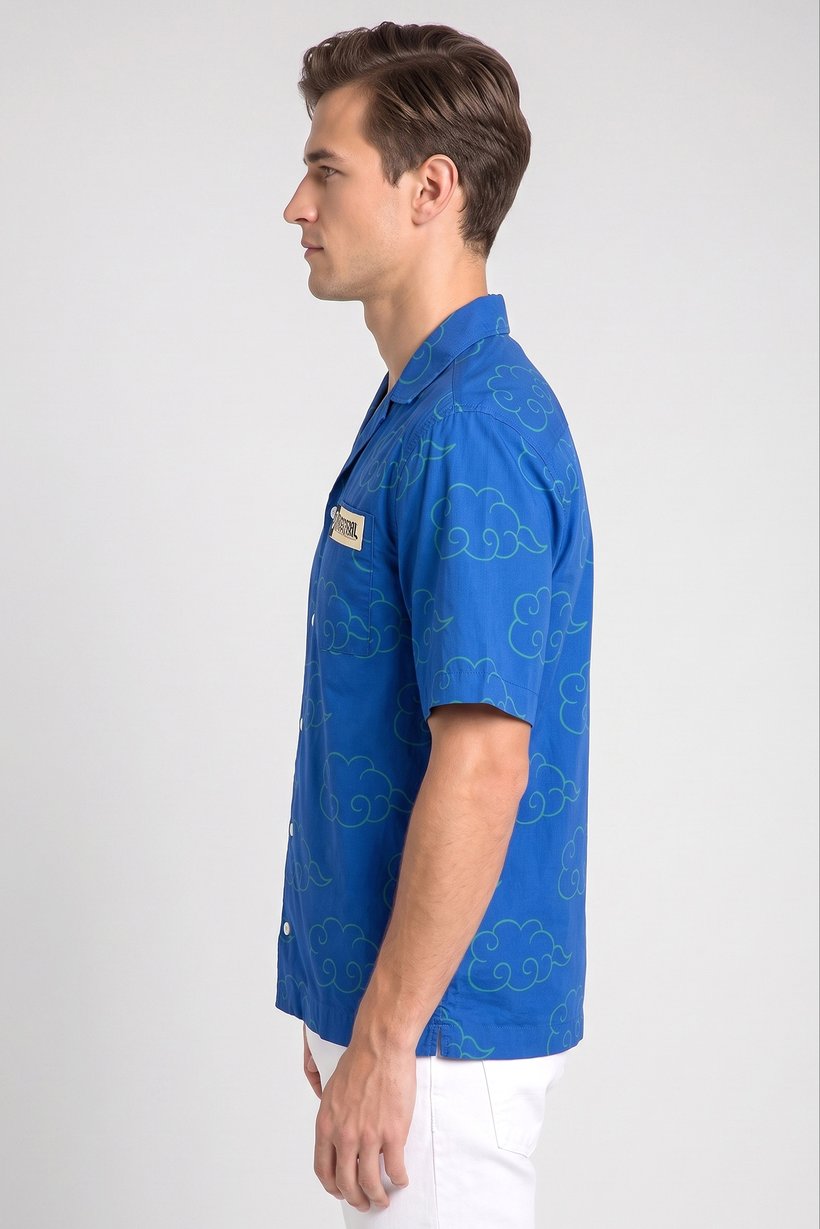 Men Regular Fit Allover Print Short Sleeve Casual Shirt, Multicolor