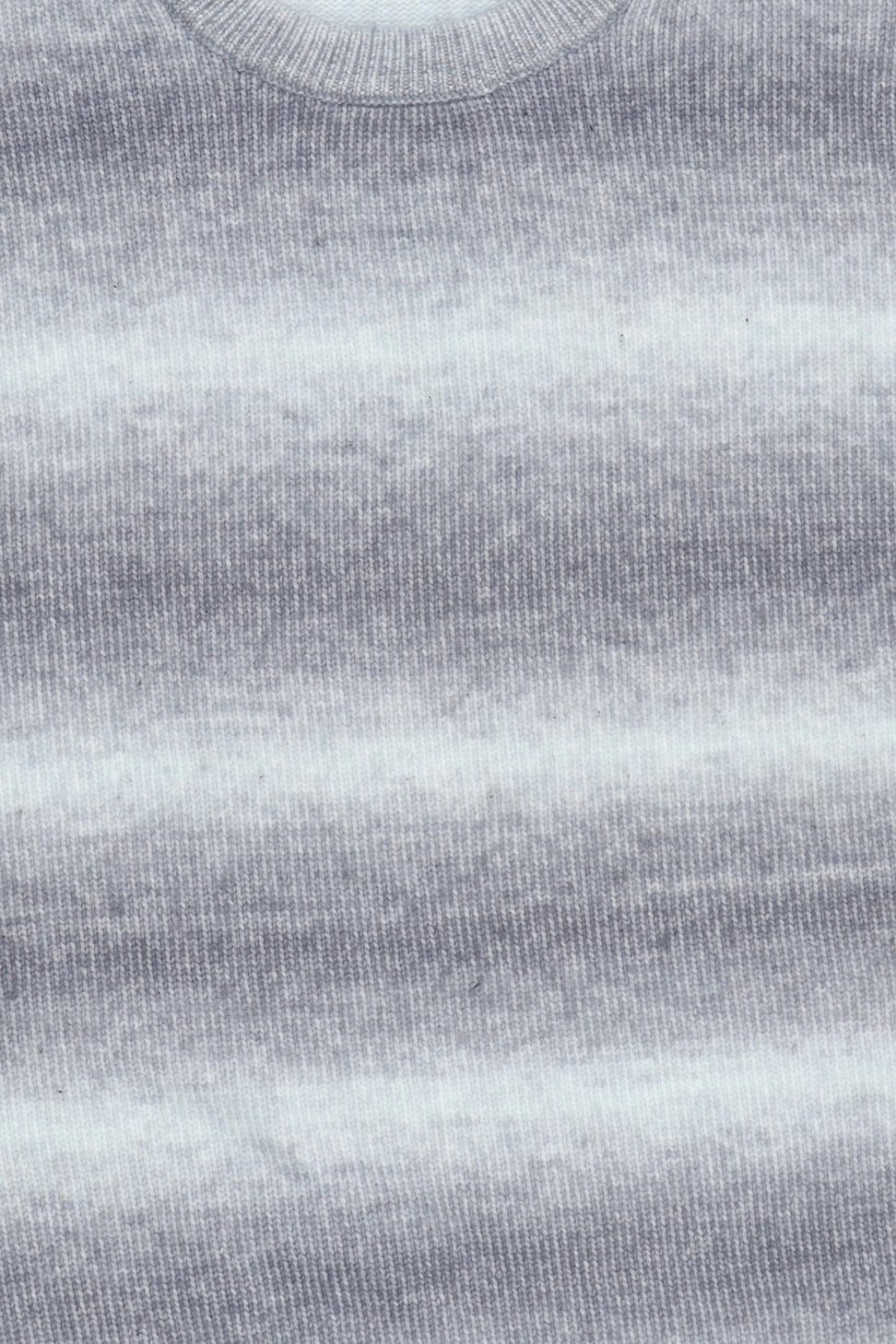 Men Crew Neck Stripe Sweater, Multicolor