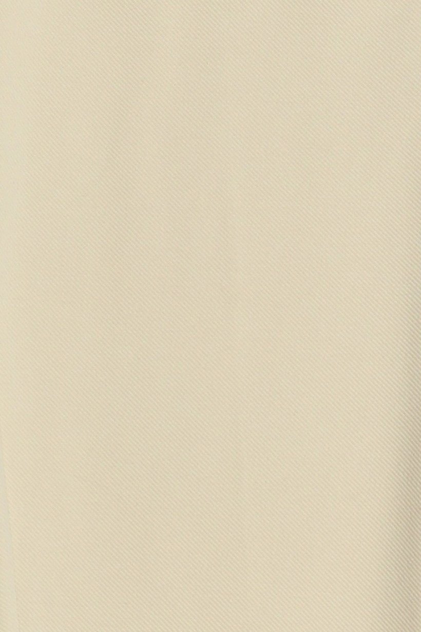 Men Slim Fit Solid Straight Leg Pants, Beige