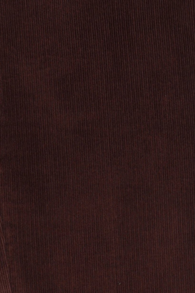 Men Straight Fit  Textured Corduroy Pants, Brown