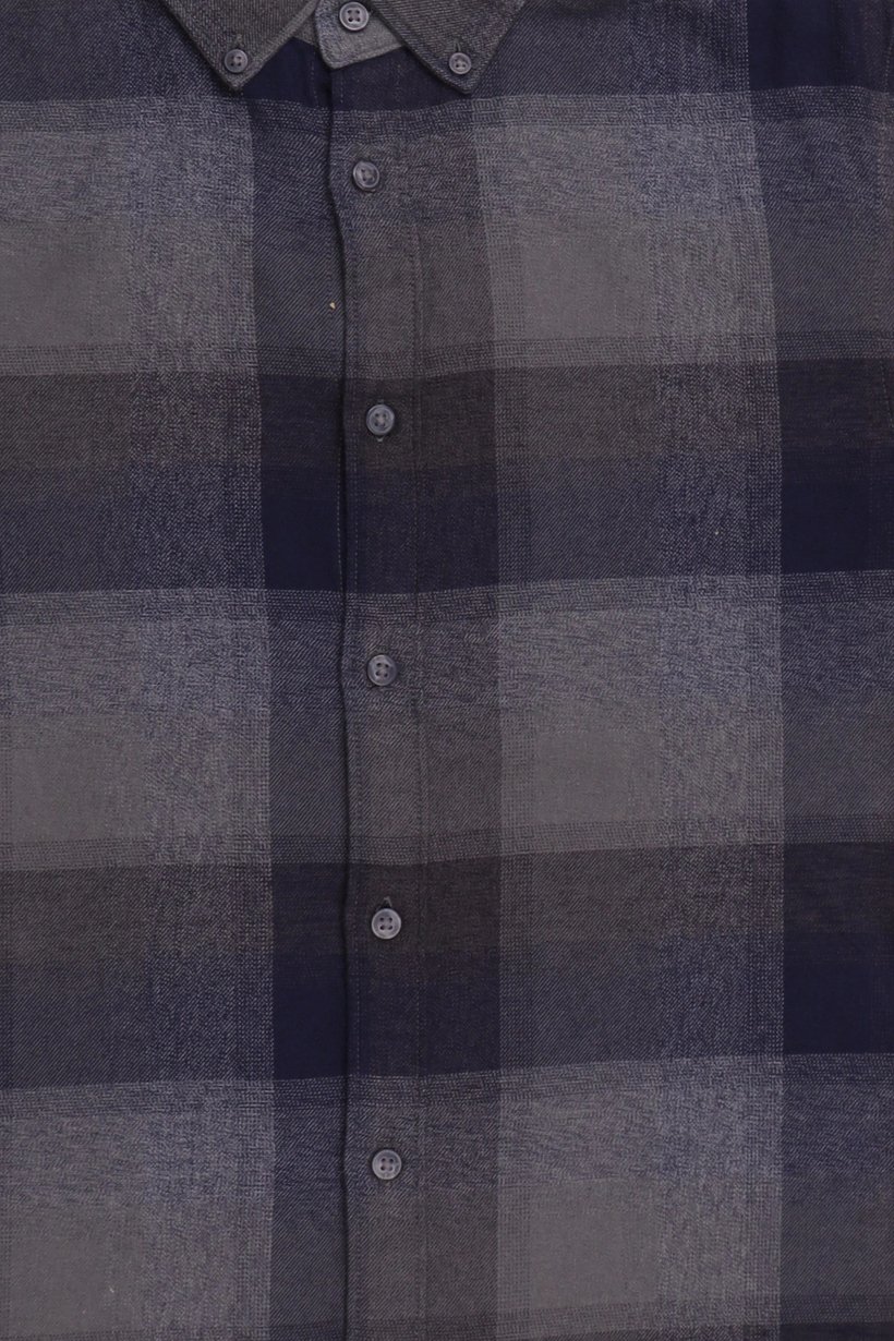 Men Regular Fit Long Sleeve Checkered Casual Shirt, Multicolor