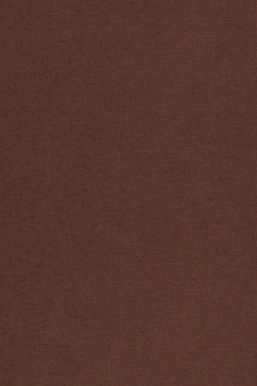 Men Crew Neck Long Sleeve Textured T-Shirt, Brown