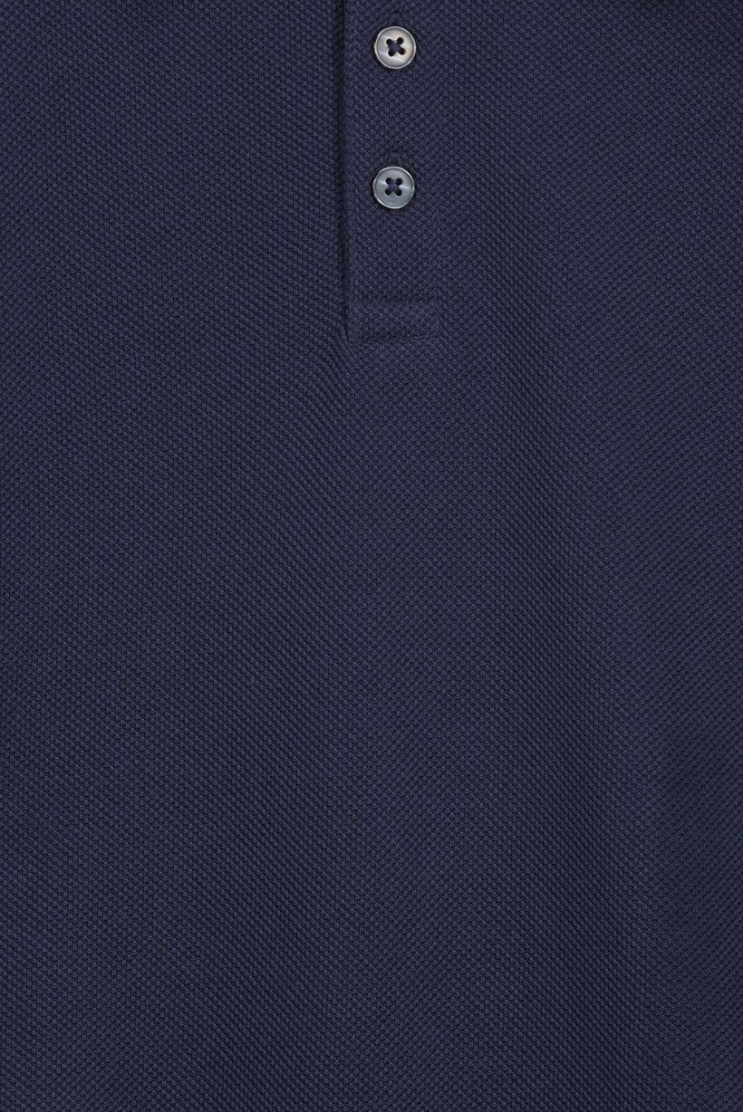 Men Spread Collar Textured Long Sleeve Sweatshirt, Navy