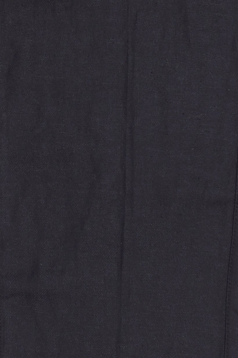 Men Regular Fit Solid Straight Leg Pants, Black