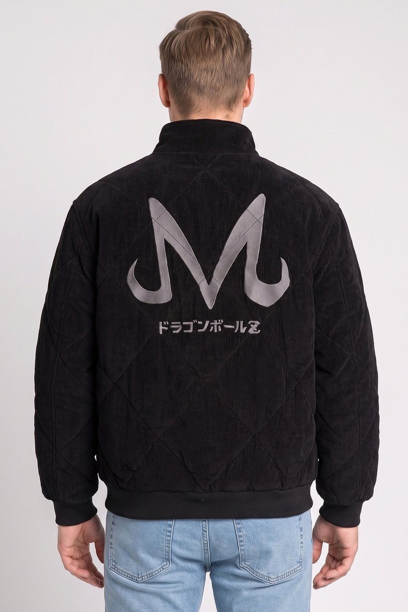 Celio x Dragon Ball Z Men Embroidered Bomber Jacket, Black