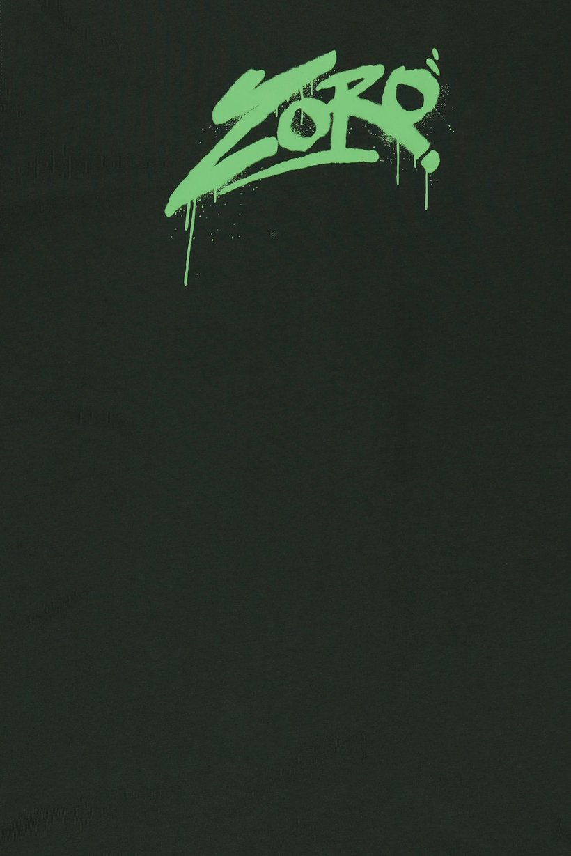 Men Crew Neck Short Sleeve Graphic Print T-shirt, Green