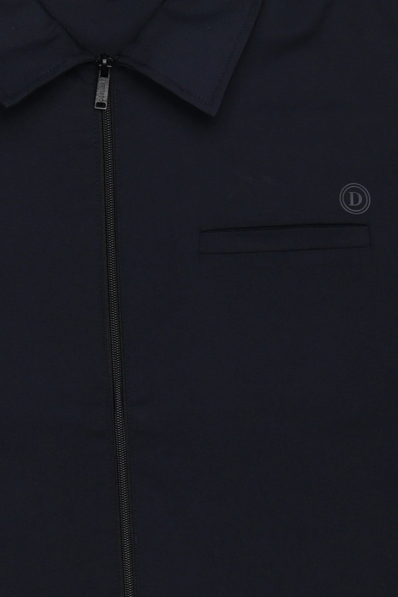Men Brand Logo Softshell Jacket, Navy