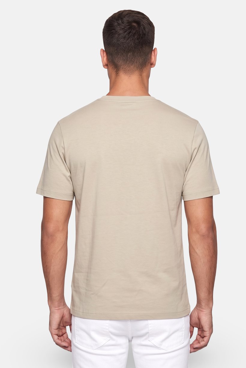 Men Crew Neck Short Sleeve Graphic Print T-Shirt, Sage Green