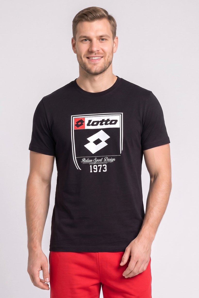 Men Sportswear Fit Short Sleeve Outdoor T-Shirt, Black