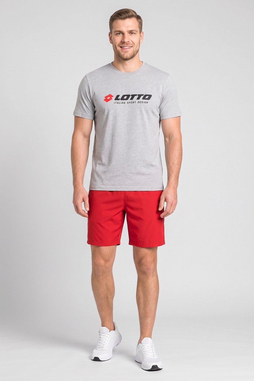 Men Sportswear Fit Short Sleeves Outdoor T-shirt, Grey