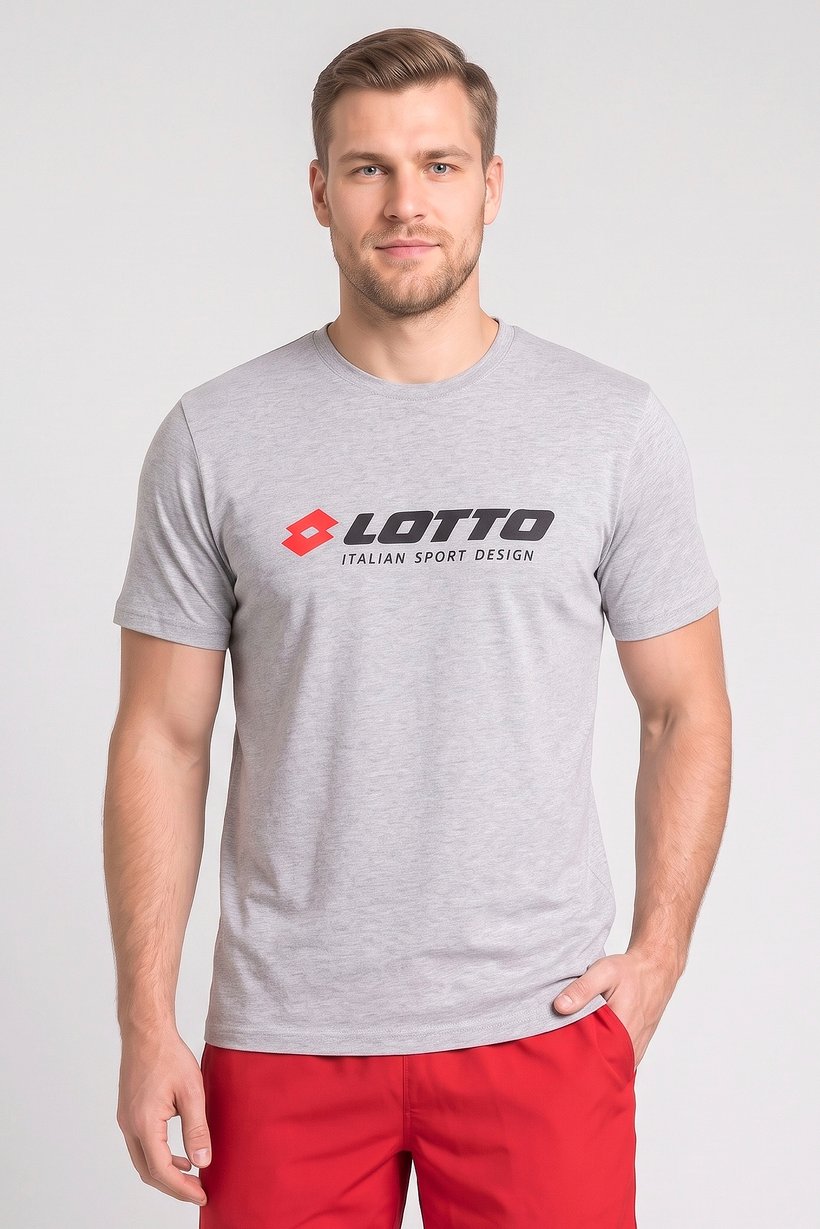 Men Sportswear Fit Short Sleeves Outdoor T-shirt, Grey
