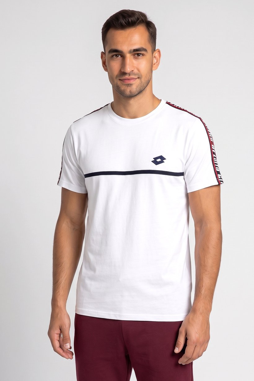 Men Sportswear Fit Short Sleeve Outdoor T-Shirt, White