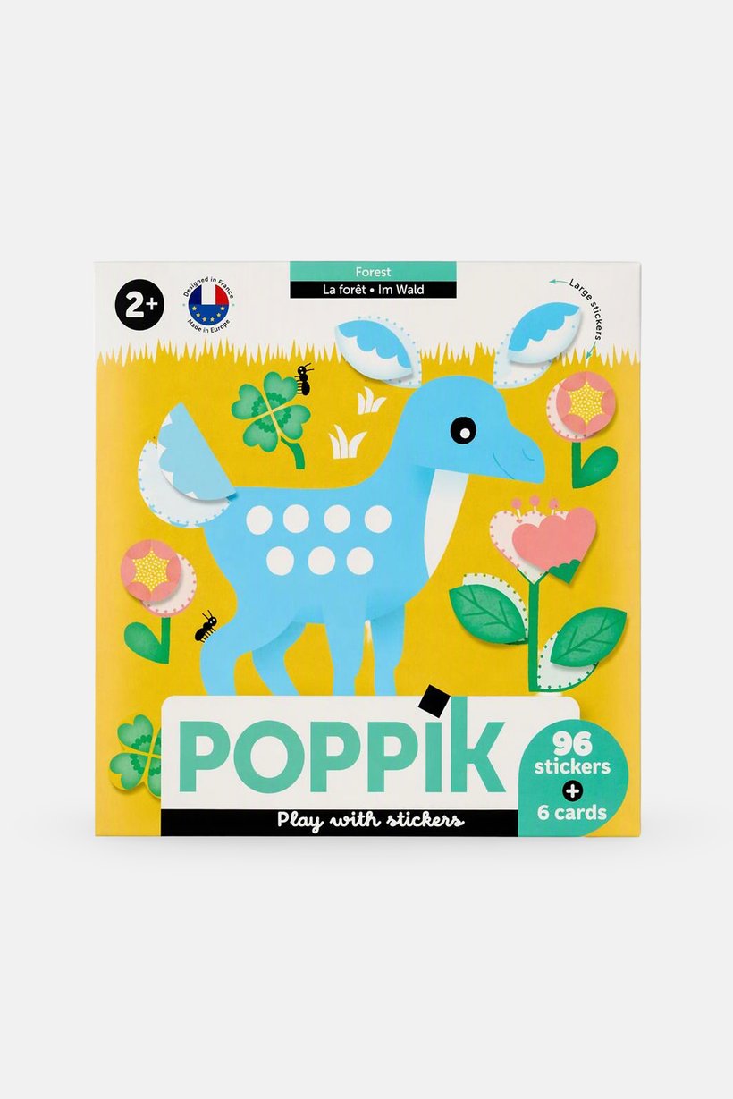 Poppik Forest 6 Cards And 96 Stickers