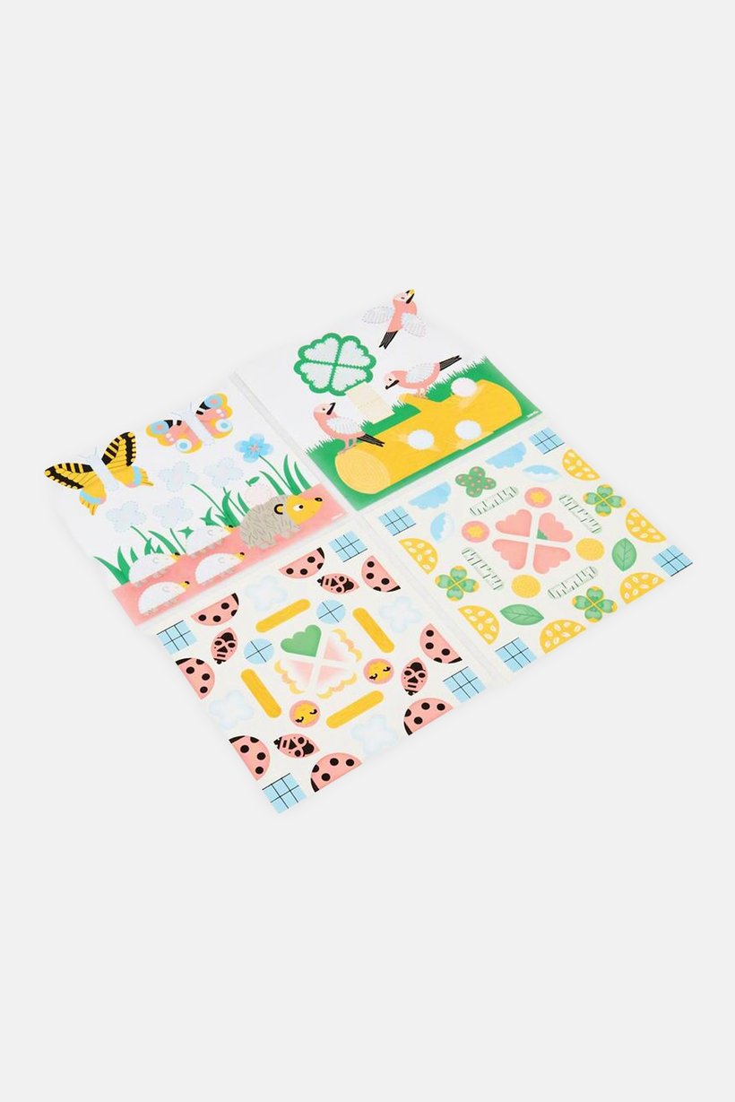Poppik Forest 6 Cards And 96 Stickers
