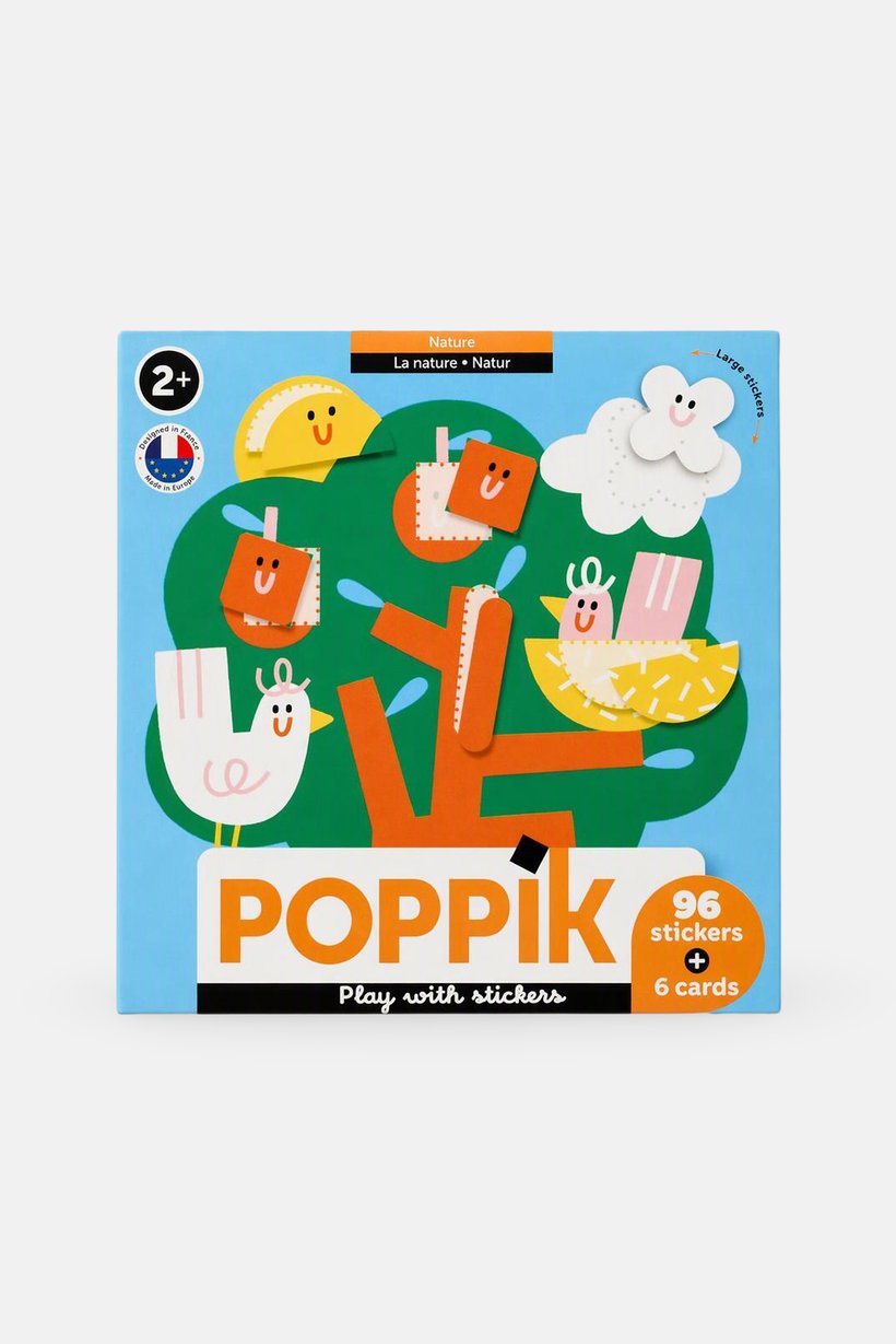 Poppik Nature 6 Cards And 96 Stickers